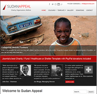 joomla charity template - the best donations / charity website template