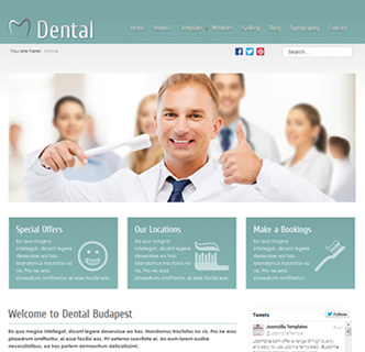 joomla dental medical template