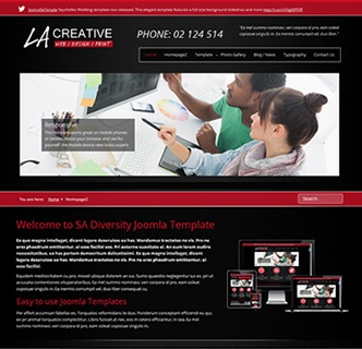 joomla web design template, web development joomla template